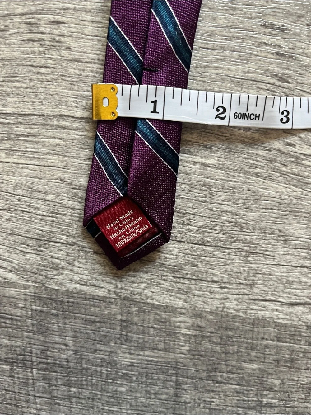 Penguin Diagonal Stripe Men's Silk Tie